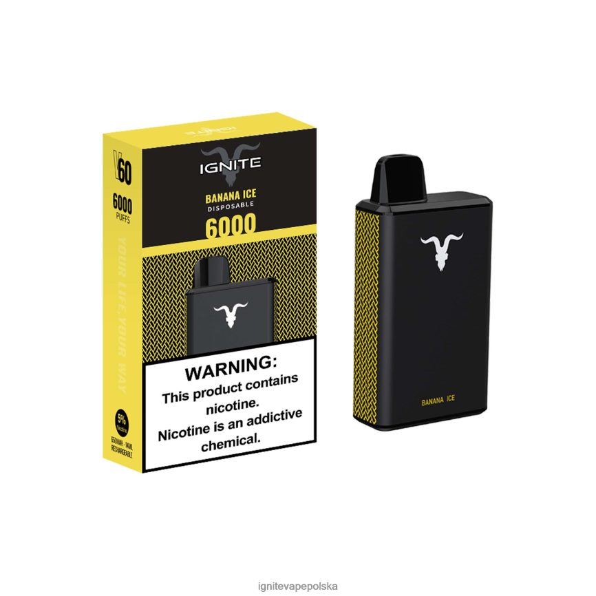 Ignite Vape Opinie | IGNITE V60 długopis do waporyzacji mango brzoskwinia 0648NZ34